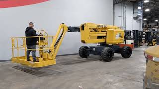 2015 Haulotte HA46RTJO 500lb Pneumatic Diesel Articulating Boom Lift STK 10204