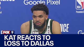 Karl-Anthony Towns Reacts To Wolves Game 1 Loss To Dallas