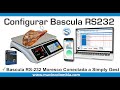 Como configurar bascula RS232 en Simply Gest Profesional
