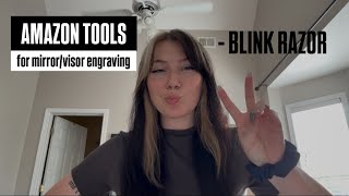 Tools for Engraving Mirrors and Visors