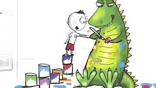 Masked Reader 1: Never Let a Dinosaur Scribble