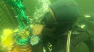 IWR In Water Recompression Training / oxygen free flow breathing / eating 🍌 bananas under water. Net Worth