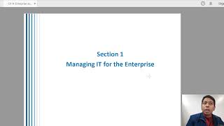 Module 8 Enterprise and Global Management of Information Technology Part A