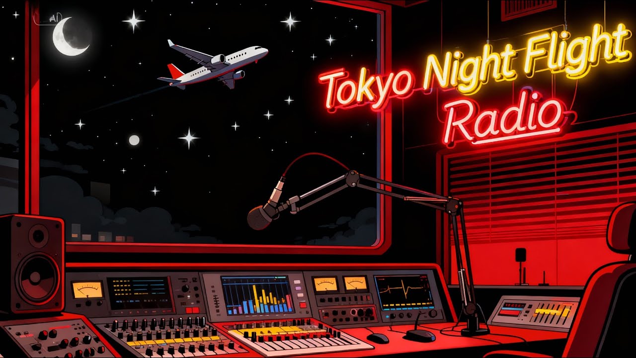 # 185 Tokyo Night Flight Radio | Lo-fi World Fusion Grooves | Cross-Cultural Soundscape