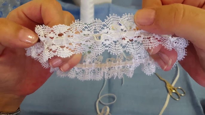 How to make a beautiful wedding garter. 