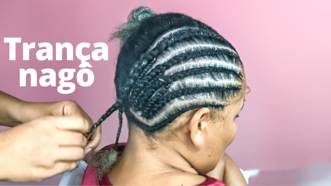 Trança nagô para crochet braids
