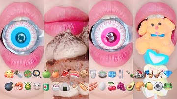 먹방 3 Minutes For Sleep Studying Relaxing ASMR Devouring Eating Sounds Complicated