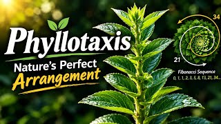 Phyllotaxis | Fibonacci sequence |  Beautiful leaf arrangement  Update