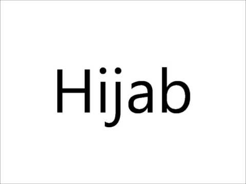 How to Pronounce Hijab - YouTube