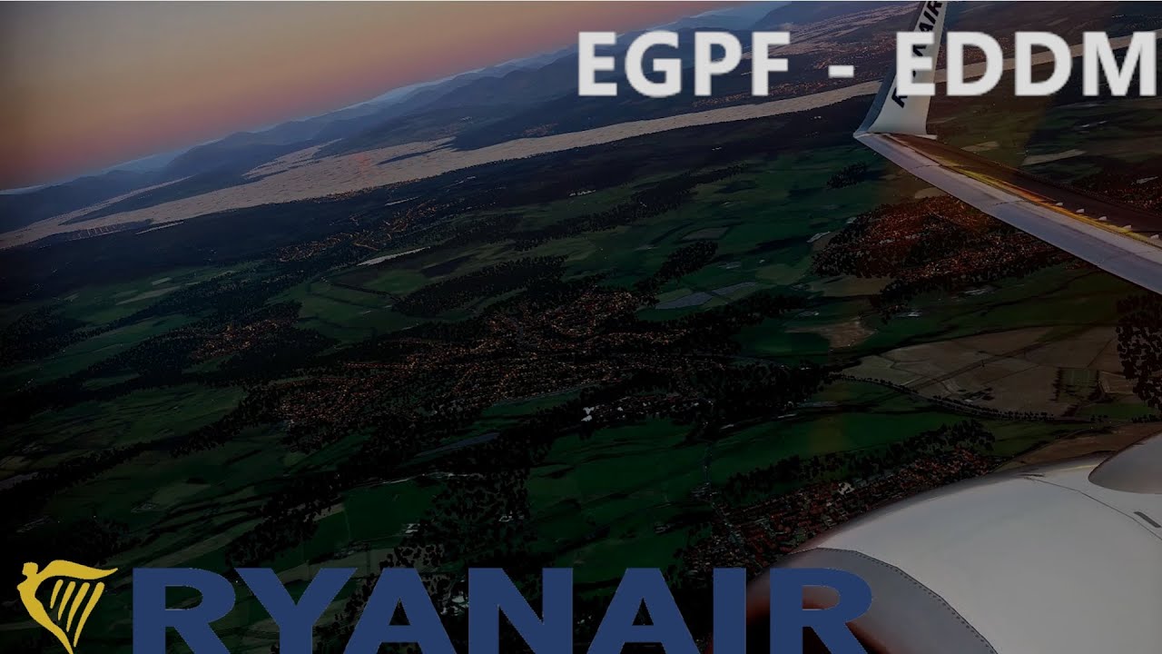 [XP11]  Flying Into The Sunset | EGPF - EDDM  VATSIM