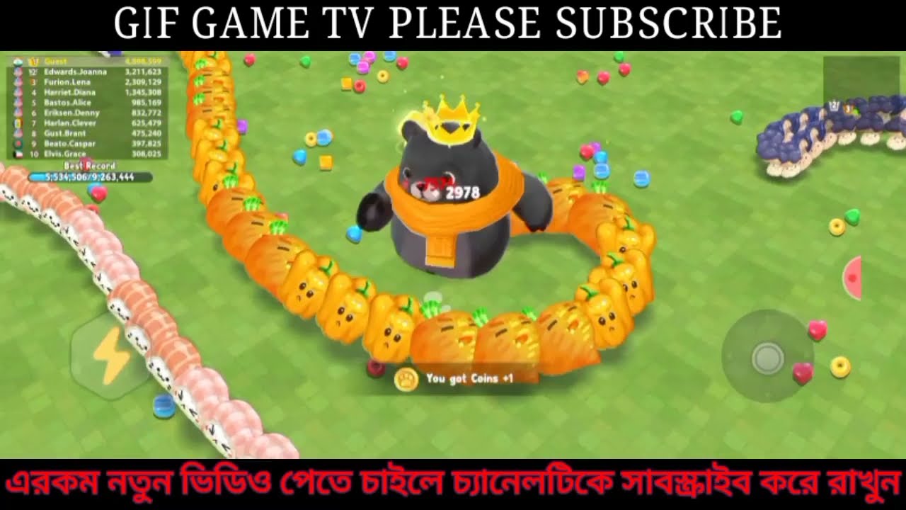 sweet crossing Snake game io funny moments. number 94. 