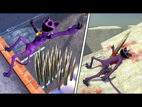 Poppy Playtime Catnap NPC Ragdolls Physics Compilation #105 | Overgrowth