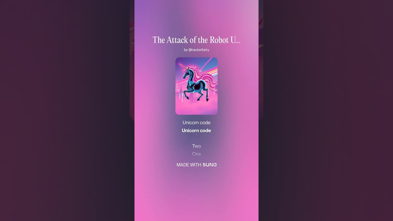 The Attack of the Robot Unicorn