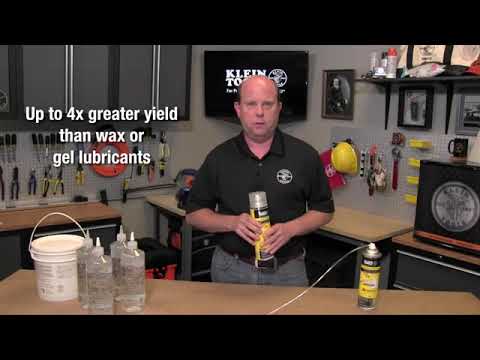 Klein Tools - How To Use Foam Wire Pulling Lubricant