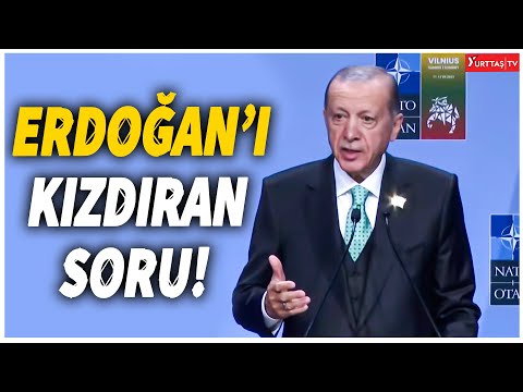 NATO Zirvesi'nde Erdoğan'ı kızdıran soru!