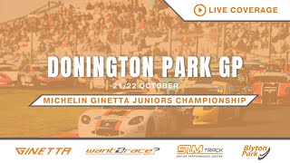 2023 Michelin Ginetta Junior Championship - Round 25 - Live from Donington Park