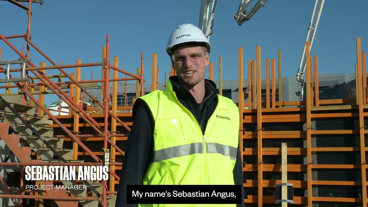 Final Concrete Pour - Methodist Ladies’ College, Melbourne Physical Education and Sport Precinct