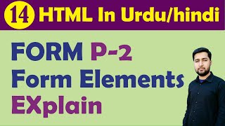 html tutorial in hindi urdu - html form elements in hindi - lec 14 by webastan
