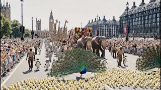 Download Lagu LONDON REAL ANIMALS PARADE 2026 | Wildest Street Show in Central London (FULL PARADE • 4K HDR)  MP3