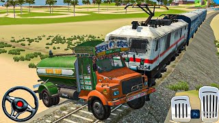Indian Train Simulator 3D - Passenger Train Route Driving 2024 - Android GamePlayqq screenshot 3