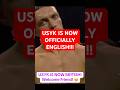 USYK IS NOW OFFICIALLY ENGLISH!