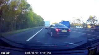 Dashcam Captures BMW Driver's Near Miss With Van
