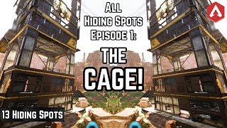 13 HIDING SPOTS Ep 1: THE CAGE! Highly Effective for Ranked End Circles Apex Legends