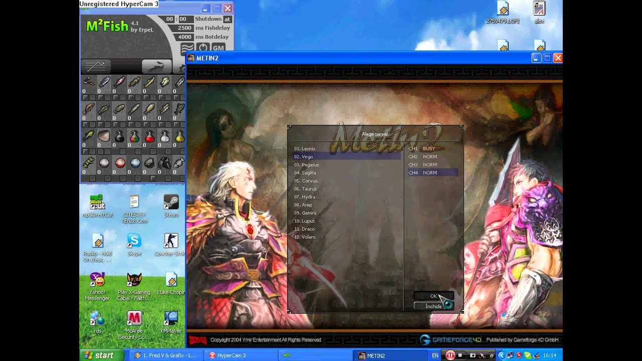 M2-Fish 4.1 Bot for other Metin2