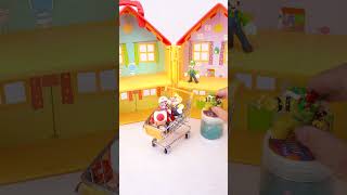 Satisfying Mario Toy Collection in Miniature House #supermario #toys #asmr