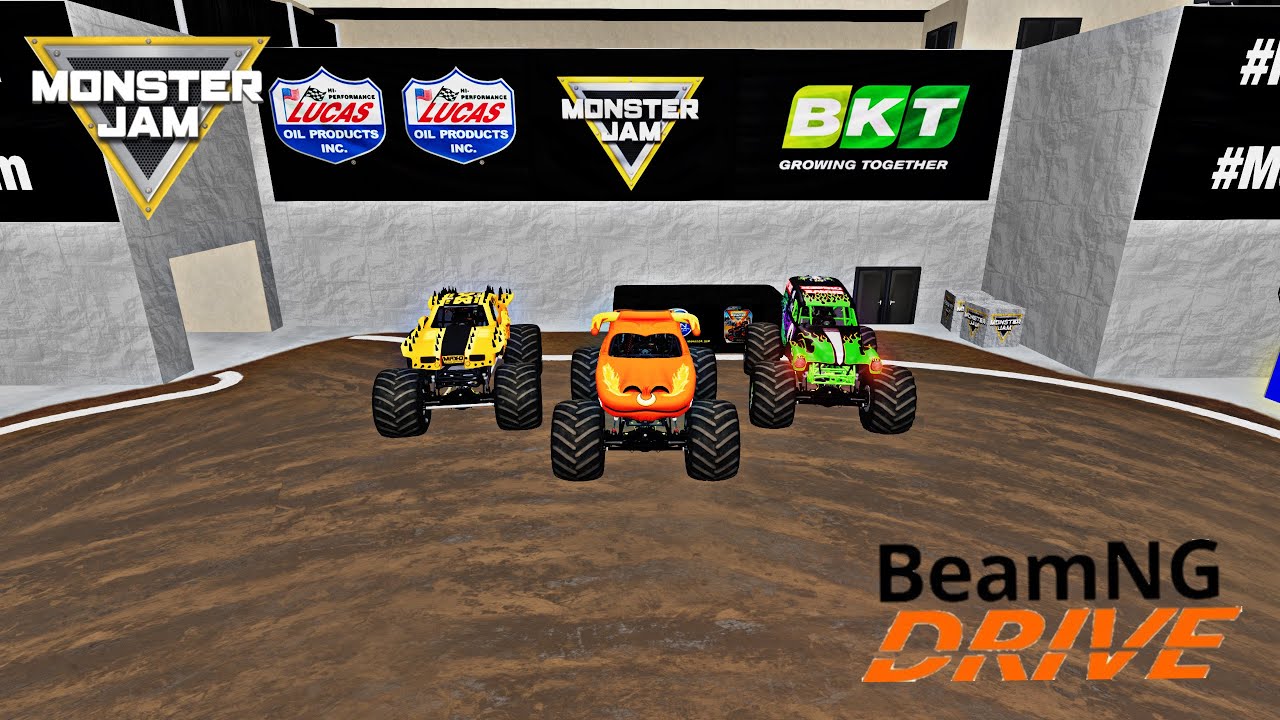 6 Monster Truck Freestyle! | Dayton, Ohio | Arena Series | BeamNG