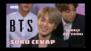 BTS SORU CEVAP [Türkçe alt yazılı]