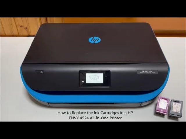 Repressalier Soak Borgmester How To Replace The Ink Cartridges in a HP Envy 4524 All in One Printer -  YouTube