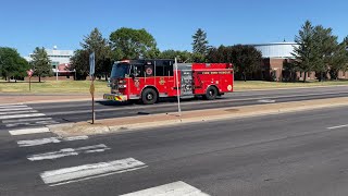 Brooklyn Park Fire - Engine 3 Responding