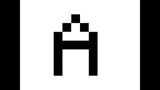 The Artistic Alphabet, But With The 8 High Real Pixel Font
