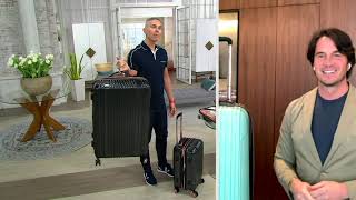 iFLY Hardside Large Spinner and Carry-on Luggage Set on QVC