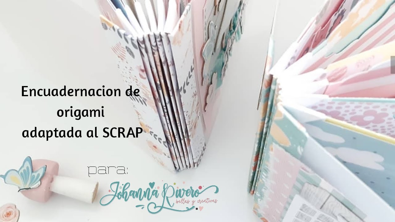ENCUADERNACION ORIGAMI ADAPTADA AL SCRAP