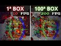 TIBIA... mas A CADA BOX AUMENTO 1 DE FPS! (comecei com 10 fps)