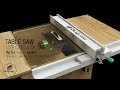DIY Table Saw portable - How to make a homemade Table Saw with spliter riving knife use Circular Saw