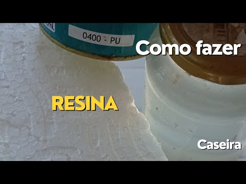 How to make homemade resin with Styrofoam.