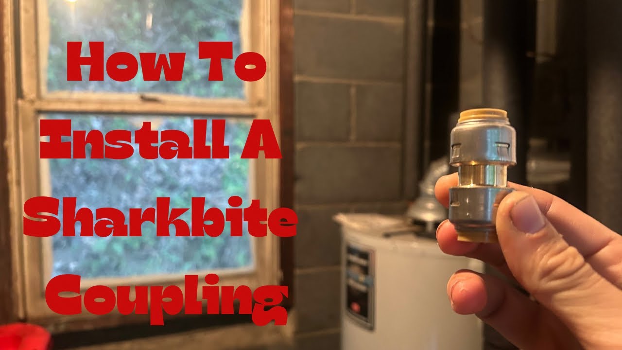 How To Install A Sharkbite Coupling #maintenance #diy - YouTube