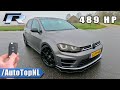 489HP VW GOLF R MK7 REVIEW on AUTOBAHN [NO SPEED LIMIT] by AutoTopNL