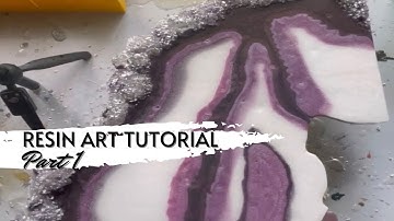 Resin Geode Tutorial Part 1 : Building Texture Cluster + First Layer