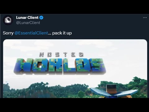 Lunar Client Just Took a HUGE Stab at Their Competitor...#MinecraftAlert