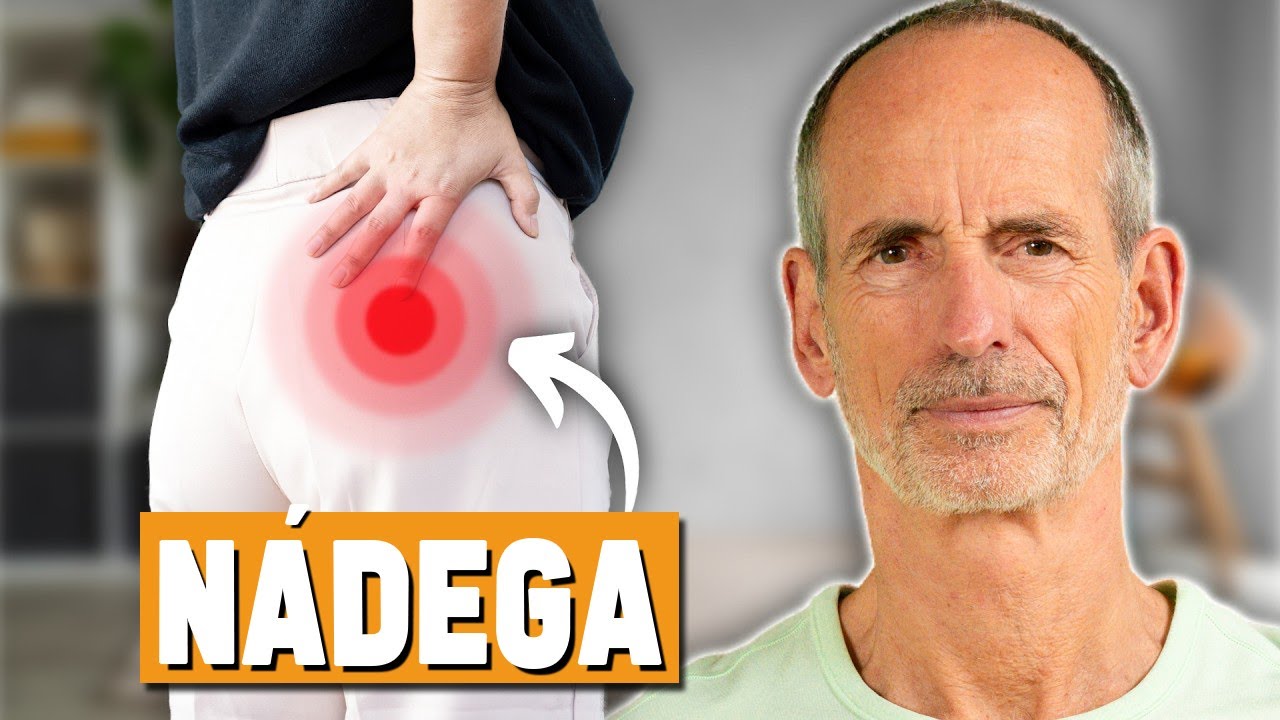 Aliviar facilmente as dores nas nádegas 2 exercícios suaves - YouTube