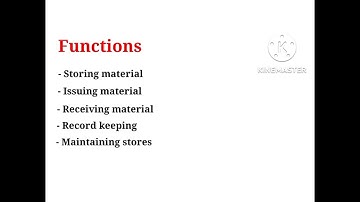 Store keeping//Definition//Objectives//Principles