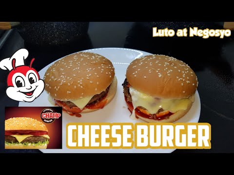 Paano ginagawa ang Masarap na Cheese Burger ala JOLLIBEE | pang negosyo &rsquo;to