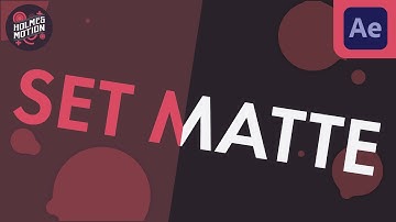 SET MATTE effect for After Effects! Better than TRACK MATTES!?