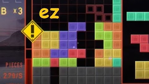 (tetr.io) i use the t spin to set up a t spin