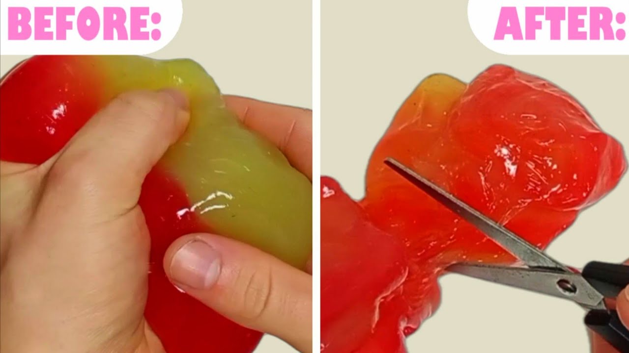 Red & Yellow Slime Fusion | Super Satisfying ASMR