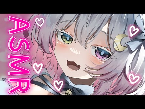 【#ASMR /#睡眠導入 】最短距離更新中💕極上の睡眠をお届け！耳かき/囁き/マッサージ/タオル (Ear Cleaning/EarBlowing/whisper)【Vtuber /#猫乃ユキノ】